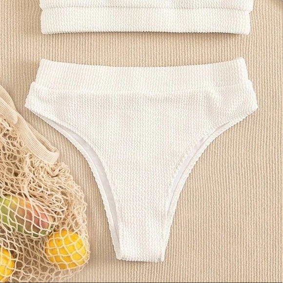 One Shoulder High Waisted Bikini - Picture 3 of 9